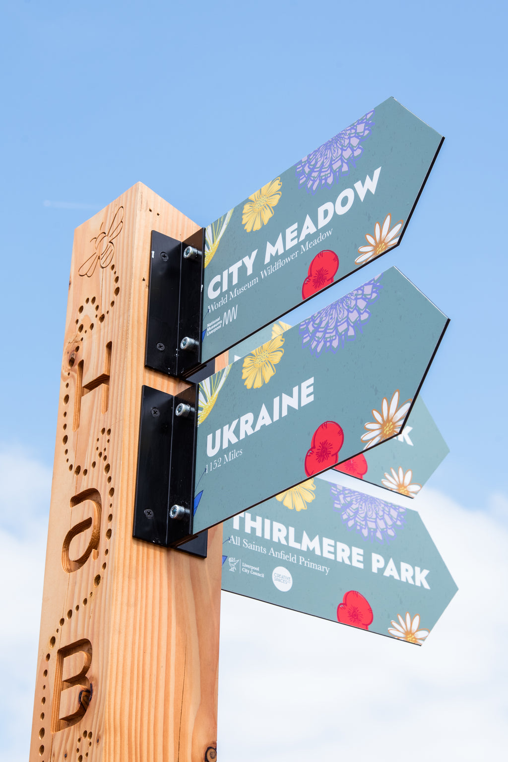 Bee Finger Posts (waymarking arrow posts)
